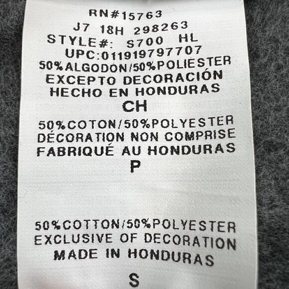 NWT Champion NYC Men’s Gray Fleece Hoodie US S Eco Pullover Sweatshirt $65 - Picture 10 of 12